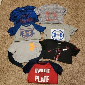 Boys Under Armour bundle size 6 - 7 shirts